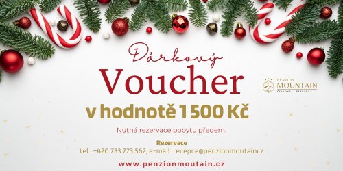 Penzion MOUNTAIN - Voucher v hodnotě 1.500 Kč