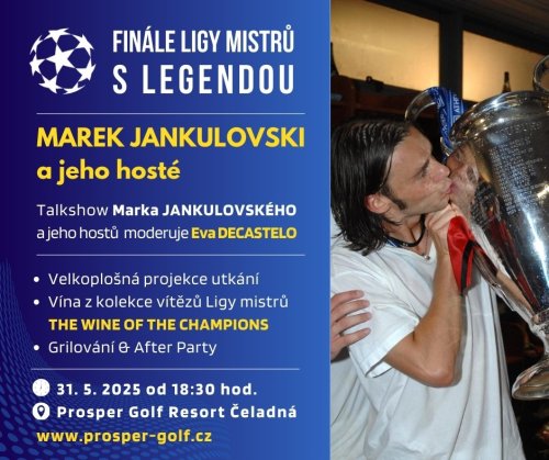 Finále Ligy mistrů s legendou Markem Jankulovskim