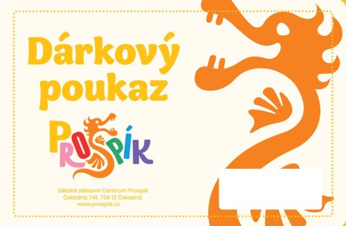Voucher Prospík v hodnotě 500 Kč